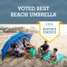 Sport-Brella Super-Brella SPF 50+ Sun and Rain Canopy Umbrella for Camping
