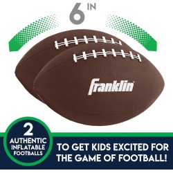 Franklin Sports Juego de lanzamiento de objetivos de fútbol para niños | futbol americano para niños