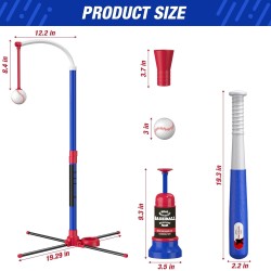 Juego de béisbol 3 en 1 | Para niños de 3 a 5 años