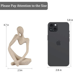 Estatua de escultura abstracta | Estatua pequeña de decoracion para escritorio