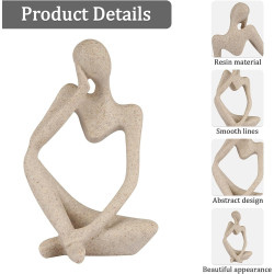 Estatua de escultura abstracta | Estatua pequeña de decoracion para escritorio