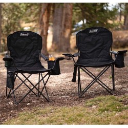Silla de camping portátil Coleman con hielera para 4 latas