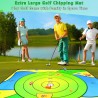 Juego de astillado de golf de batalla | Tapete astillado con pelotas adhesivas