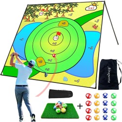 Juego de astillado de golf de batalla | Tapete astillado con pelotas adhesivas