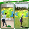 Juego de astillado de golf de batalla | Tapete astillado con pelotas adhesivas
