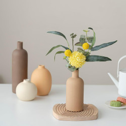 Moderno juego de jarrones de cerámica | Dedcoracion de jarrones para mesas o estantes