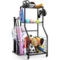 Organizador de garaje para equipos deportivos DUDUXI