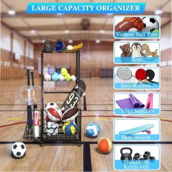 Organizador de garaje para equipos deportivos DUDUXI