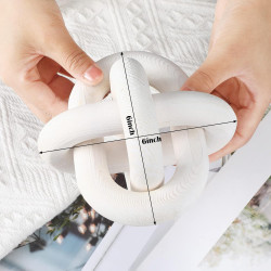 Decoración de nudo de madera |  Tallada a m ano y abstracta