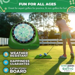 SWOOC Games - Bull Chipper | Con bolas de golf adherible y mas de 6 pies de alto