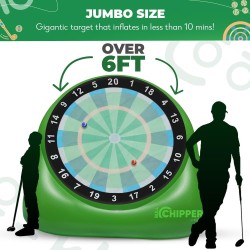 SWOOC Games - Bull Chipper | Con bolas de golf adherible y mas de 6 pies de alto