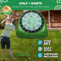 SWOOC Games - Bull Chipper | Con bolas de golf adherible y mas de 6 pies de alto