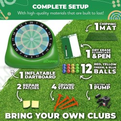 SWOOC Games - Bull Chipper | Con bolas de golf adherible y mas de 6 pies de alto