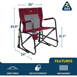Silla mecedora de camping GCI OUTDOOR Freestyle