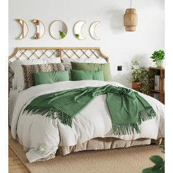 Elegante juego de espejos de pared | Juego de espejos con formas de luna para interiores