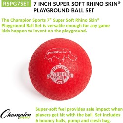 Juego de pelotas de juego Champion Sports Super Soft Playground