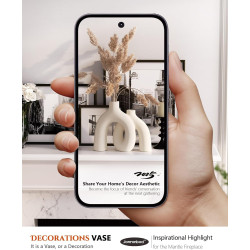 Hug Donut - Juego de jarrones | Jarronesn estilo bohemio nordico para mesas o estanterias