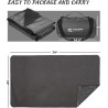 FANCYWING - Manta de forro polar impermeable y resistente al viento portatil