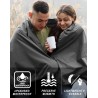 FANCYWING - Manta de forro polar impermeable y resistente al viento portatil