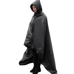 FANCYWING - Manta de forro polar impermeable y resistente al viento portatil
