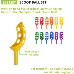 Juego de pelota Scoop Ball de Champion Sports | Juego para camping o playa