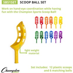 Juego de pelota Scoop Ball de Champion Sports | Juego para camping o playa
