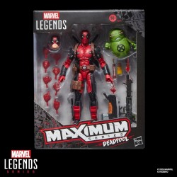 Marvel Legends Maximum Series Deadpool | Figura articulada con accesorios