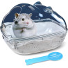Bañera de hámster | Bañera lavable de arena para hamster