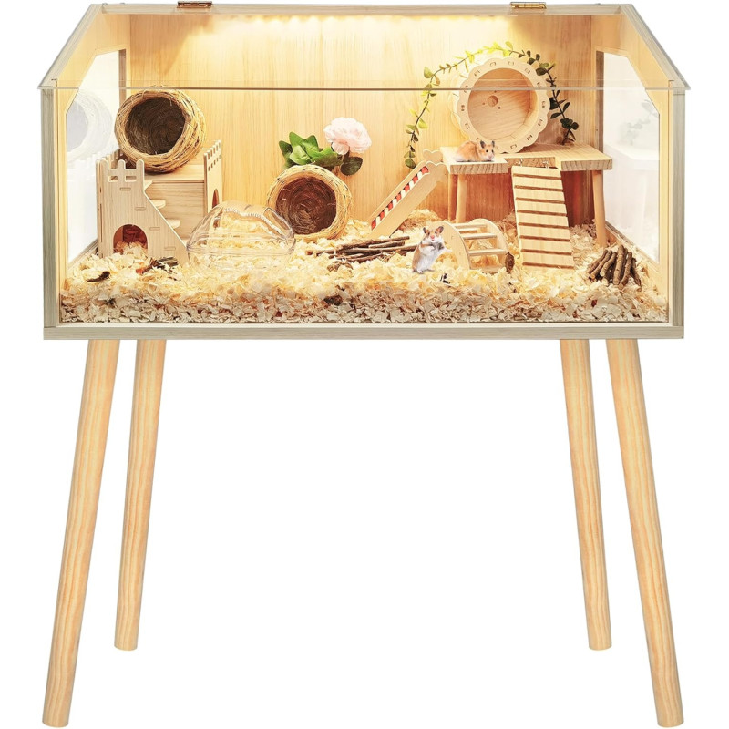 Prolee Jaula para hámster con patas | Jaula a prueba de mordiscos y espaciosa