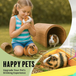 Dispensador Choco Nose de agua para mascotas | Dispensador de agua para hamsters a prueba de fugas