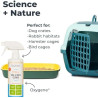 Oxyfresh Limpiador de jaulas de mascotas | Limpiador y desodorizante para jaulas de mascotas