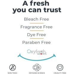 Oxyfresh Limpiador de jaulas de mascotas | Limpiador y desodorizante para jaulas de mascotas