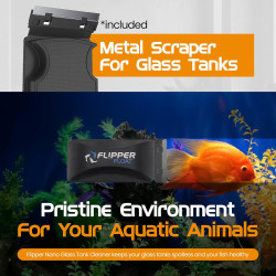 Flipper Cleaner Float - Limpiador magnético flotante para péceras | Sin necesidad de mojarse las manos