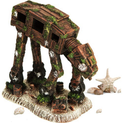 Decoraciones de pecera de star wars |Decoracion con tematica de star wars detallada para peceras