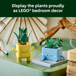 LEGO Botanicals Happy Plants Juguetes de construcción | Decoracion armable para dormitorios o estanterias