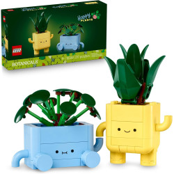 LEGO Botanicals Happy Plants Juguetes de construcción | Decoracion armable para dormitorios o estanterias