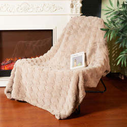 Manta de forro polar a cuadros | Forro suave y comod para muebles, asientos o camas