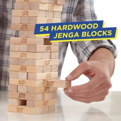 Juego de mesa de madera Jenga, Classic, Clásico, Multicolor