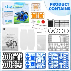Robots educativos de energía solar para niños de 8 a 12 años  kits educativos de ciencia de juguetes