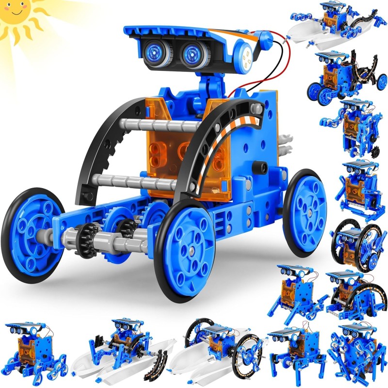Robots educativos de energía solar para niños de 8 a 12 años  kits educativos de ciencia de juguetes