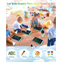 FLUESTON Tableta de escritura LCD, juguetes de tablero de garabatos