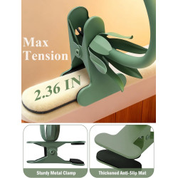 Lámpara de escritorio con forma de flor | Lampara de lectura flexible y con agarradera de clip