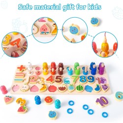 Juguetes de aprendizaje para niños | Rompecabezas, conteo y pesca magnetica