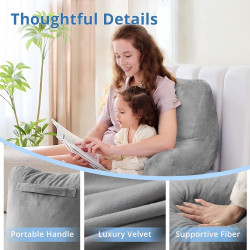 Sasttie Almohadas de lectura | Alhomada para sentarse en camas