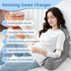 Sasttie Almohadas de lectura | Alhomada para sentarse en camas