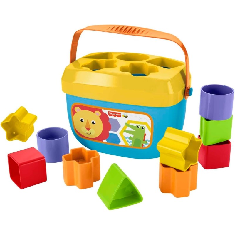 Juego de bloques para bebés Baby's First Blocks de Fisher Price Juego de bloques para bebés Baby's First Blocks de Fisher Price