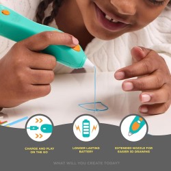 3Doodler Start+ Essentials (2023) - Set de bolígrafos 3D para niños | Boligrafo 3D seguro para niños