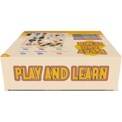 juguete de viaje sensorial de madera para niños pequeños
