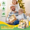juguete de viaje sensorial de madera para niños pequeños
