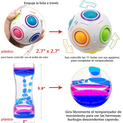 Juguetes Scientoy para el estres o inquietud | Kit de juguetes variados anti estres